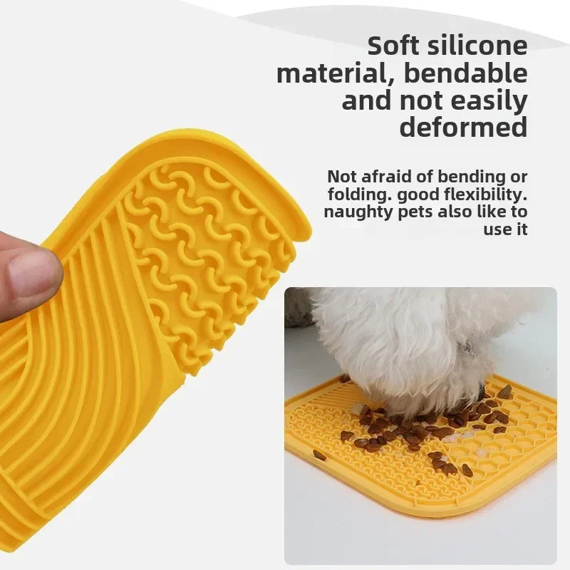 Suction Cup Slow-Lick Pad – Bath & Grooming Distraction Mat