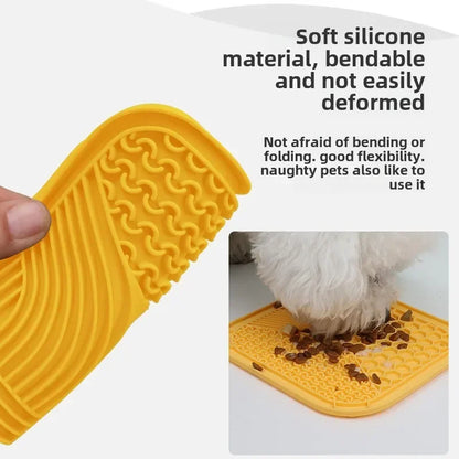 Suction Cup Slow-Lick Pad – Bath & Grooming Distraction Mat