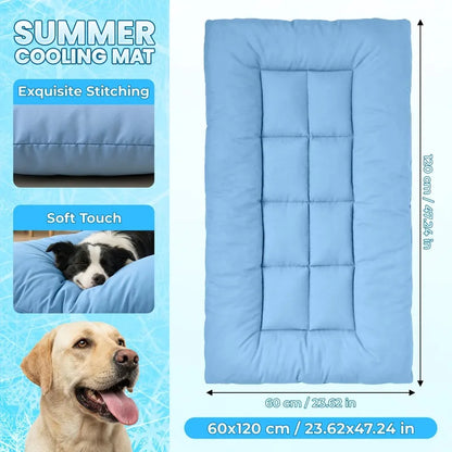 Extra-Large Pet Cooling Pad – Breathable Summer Bed for Dogs & Cats