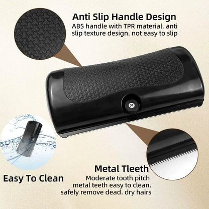 Professional Deshedding Brush – Fur & Knot Remover for Dogs, Cats & Horses