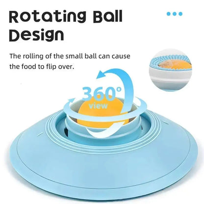 Slow Feeder Lick Mat Tray – Enrichment Bowl for Dogs & Cats