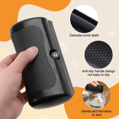 Professional Deshedding Brush – Fur & Knot Remover for Dogs, Cats & Horses