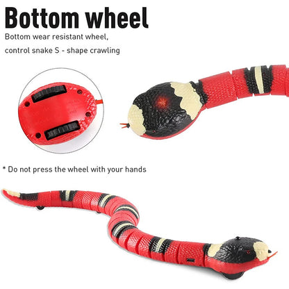 Interactive Snake Cat Toy – USB Rechargeable Motion Teaser