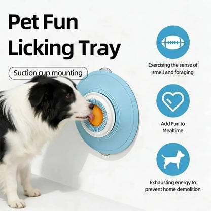 Slow Feeder Lick Mat Tray – Enrichment Bowl for Dogs & Cats