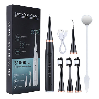 Ultrasonic Electric Pet Toothbrush - Plaque & Tartar Removal Dental Cleaner for Dogs