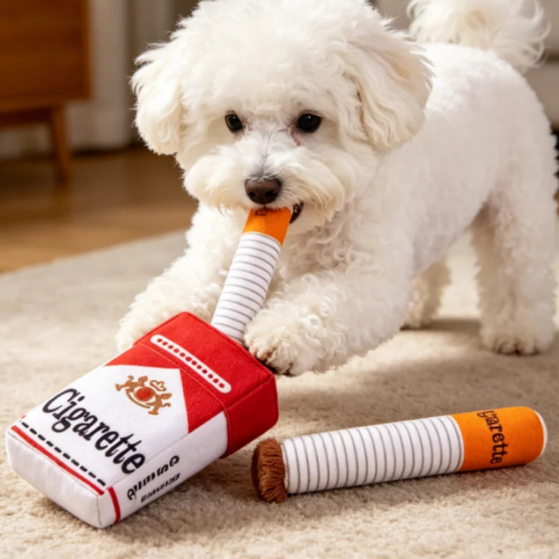 Squeaky Plush Chew Toy for Dogs – Durable Interactive Bite Toy