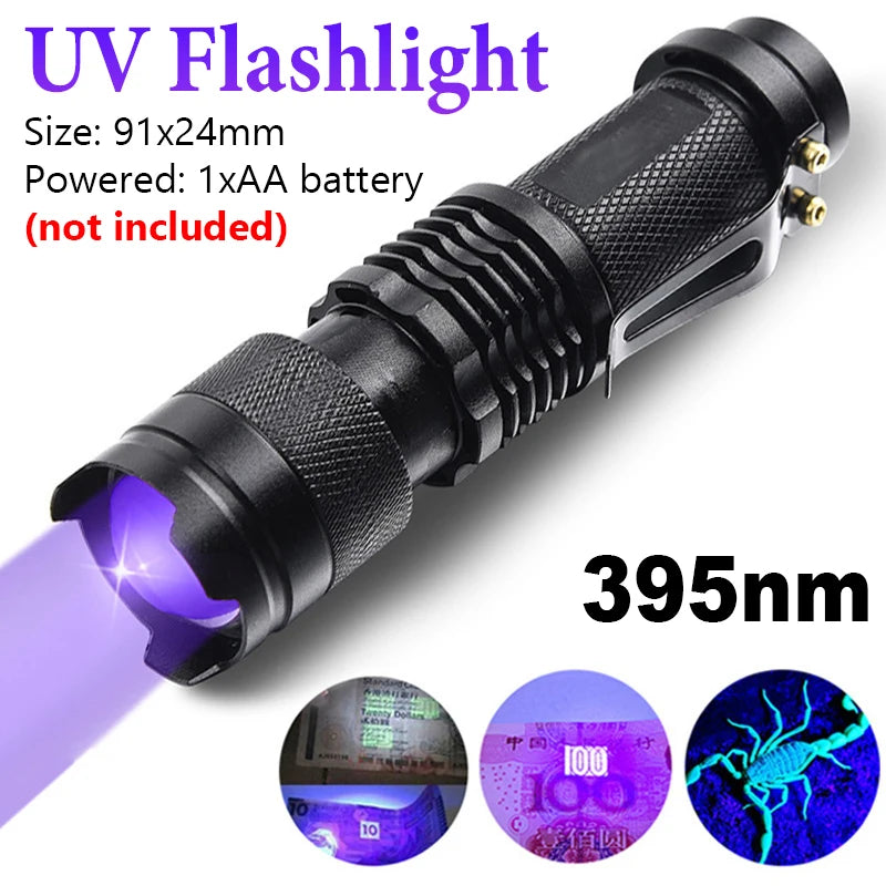 UV Blacklight Flashlight – Pet Urine & Stain Detector