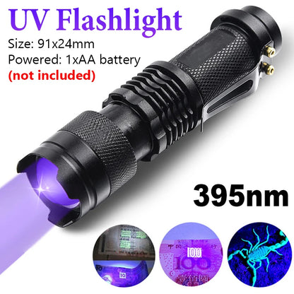 UV Blacklight Flashlight – Pet Urine & Stain Detector