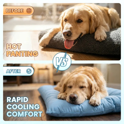 Extra-Large Pet Cooling Pad – Breathable Summer Bed for Dogs & Cats