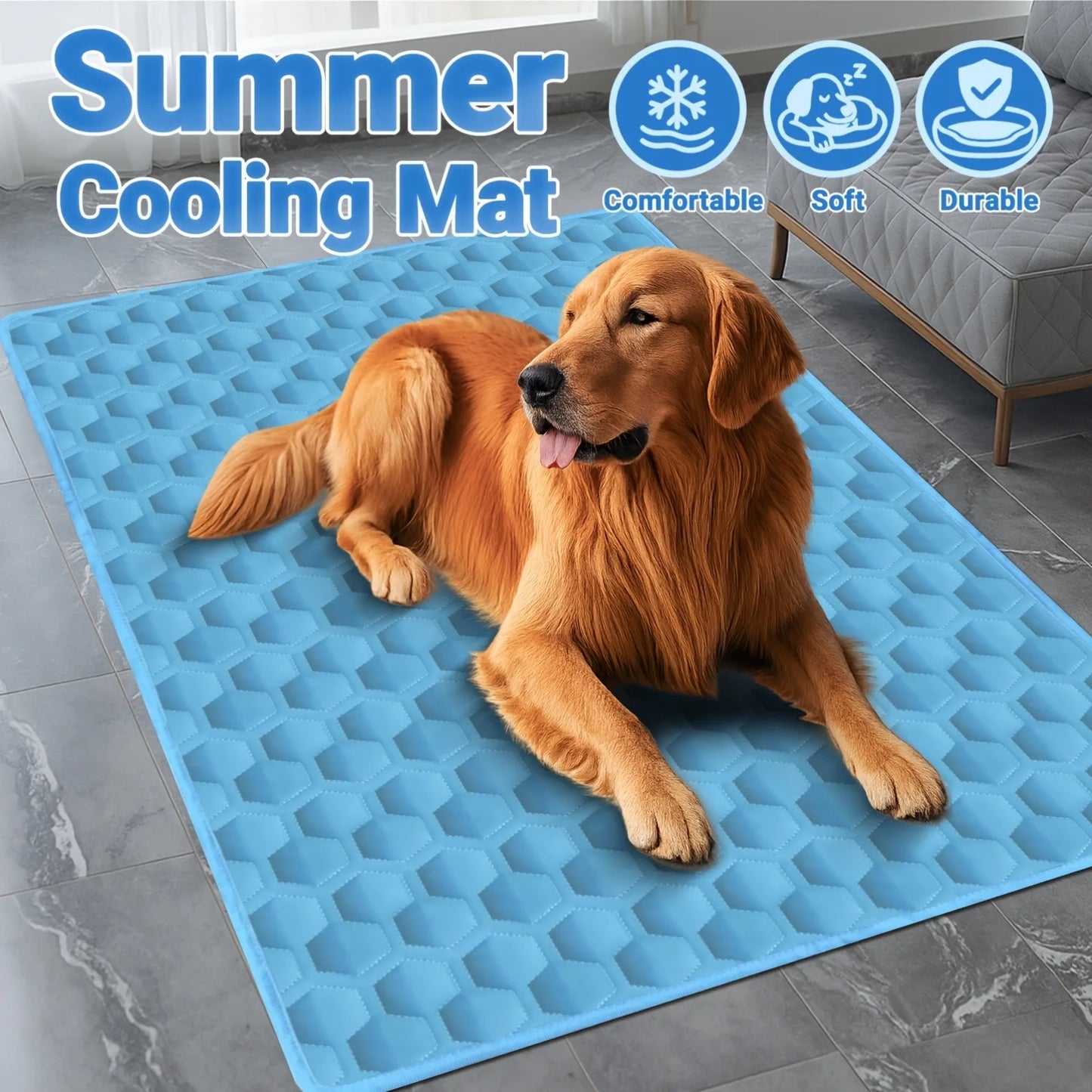Breathable Cooling Mat – Mesh Summer Sleeping Pad for Dogs & Cats